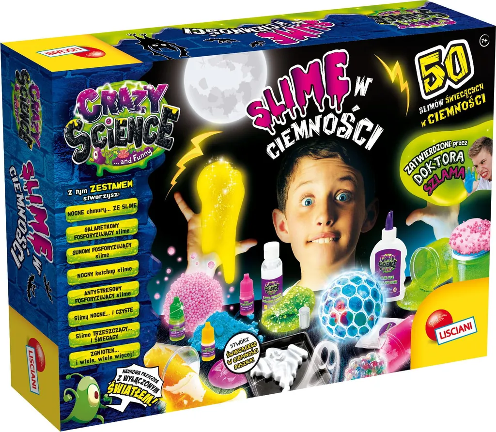 Créez votre propre Slime phosphorescent Lisciani 89239 kit sans danger P6