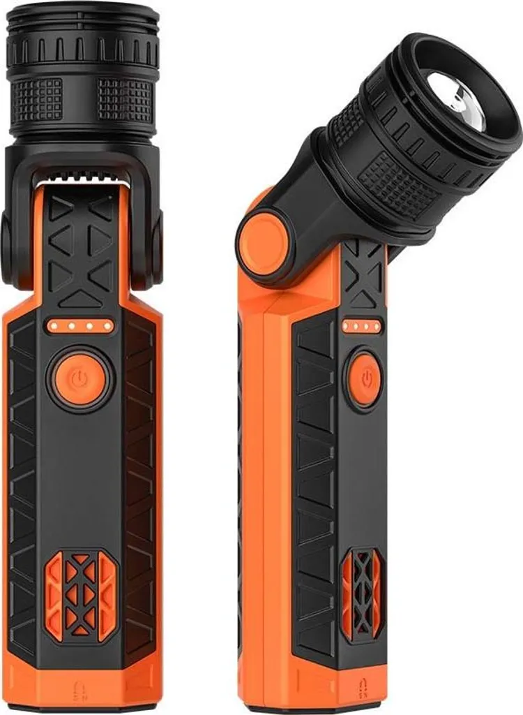Lampe de poche LED anti-obscurité avec zoom pour sécurité camping INF