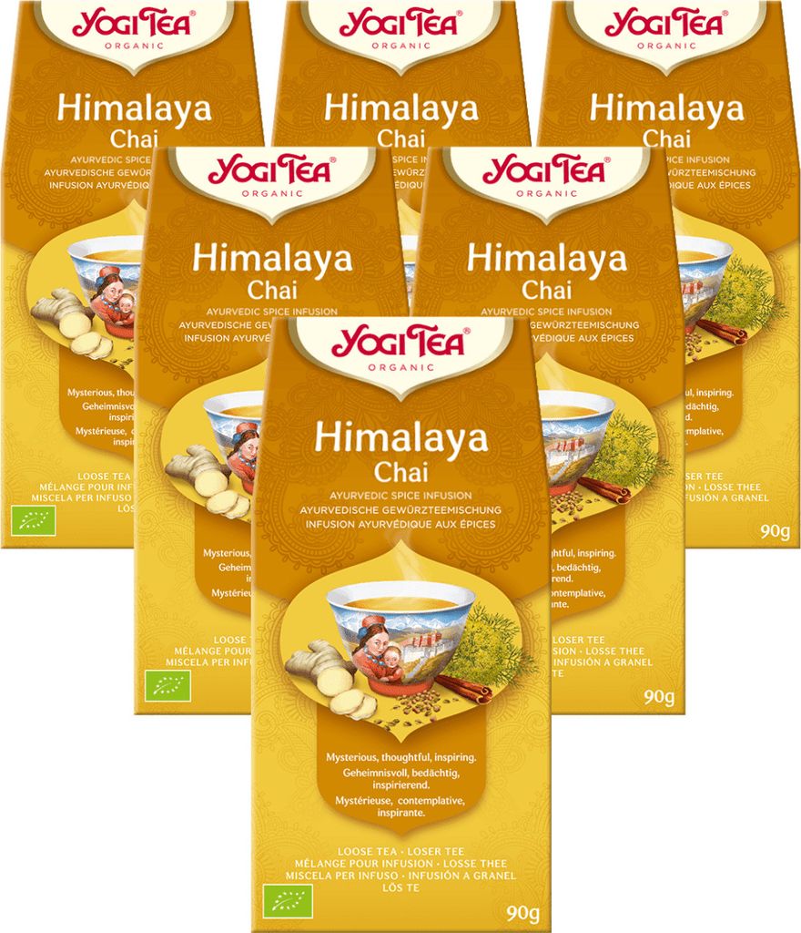 6 xYOGI TEA Himalaya Chai | 6 x 90 g lose Produktbild 