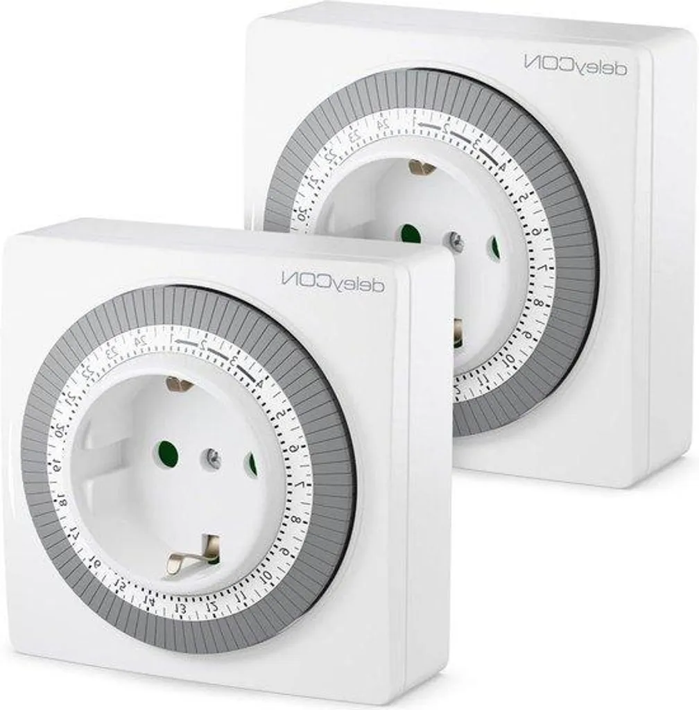 Prise avec Minuterie pour Chauffage 3500W - Gestion 96 Circuits 24H