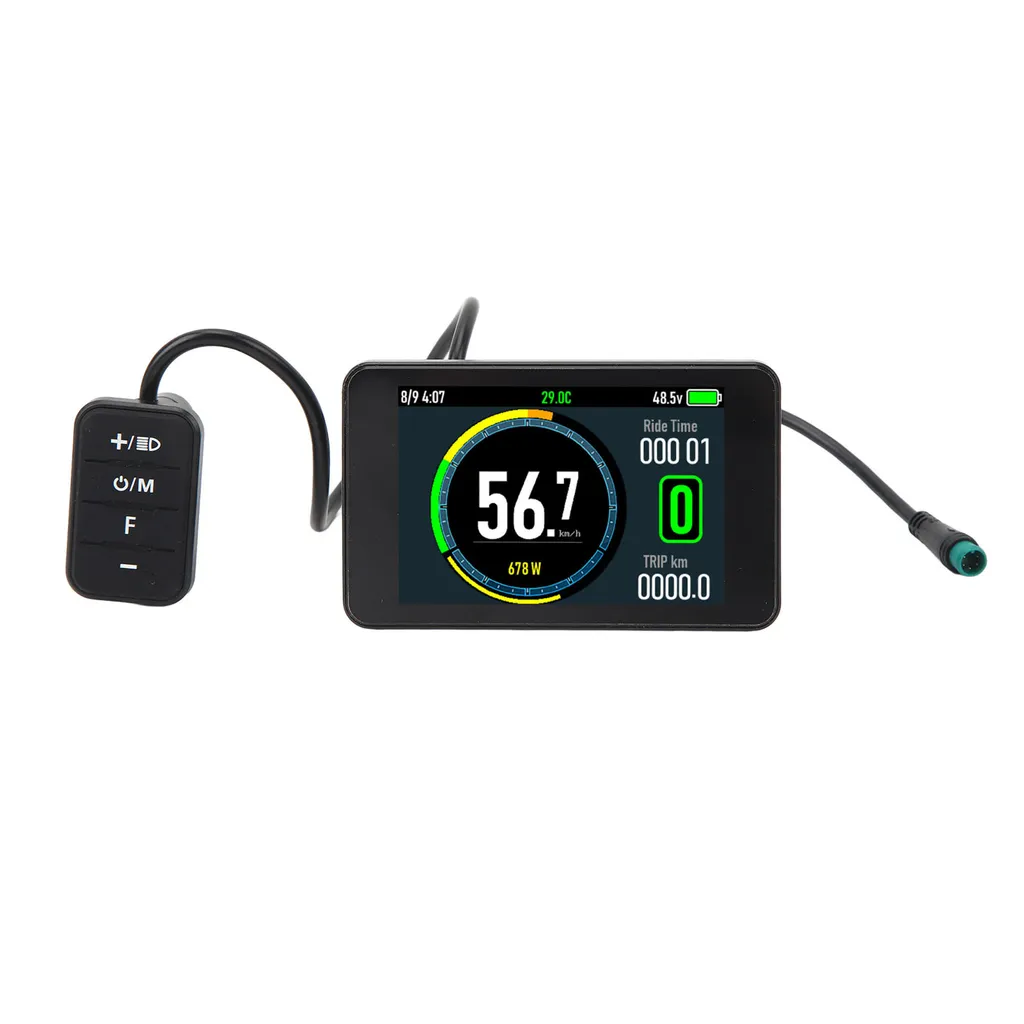 Compteur d'Affichage LCD pour Vélo Électrique Trajet Urbain VTT