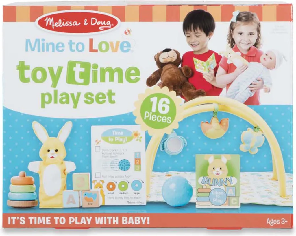 Développer l'empathie avec le set de soins Melissa & Doug pour poupons