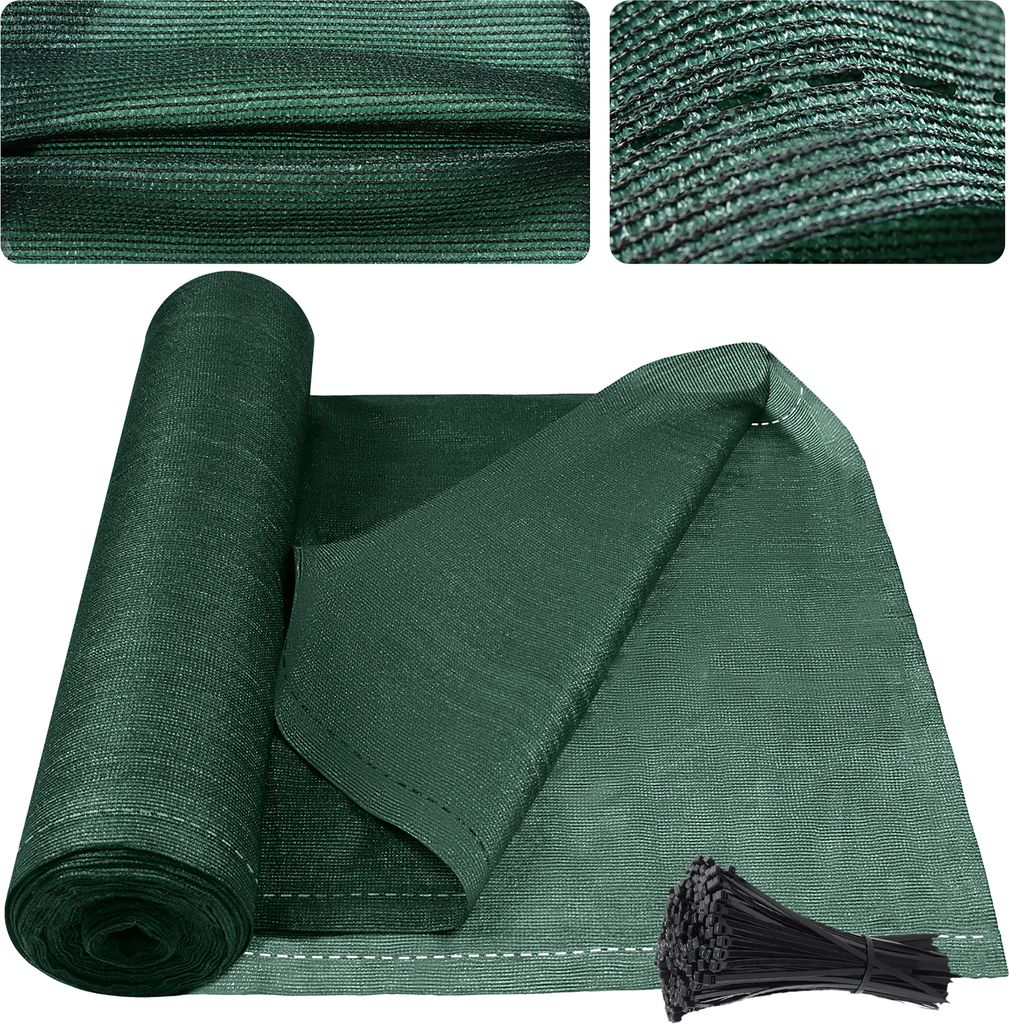 UISEBRT 2x10 m Zaunblende Schattiernetz Tennisblende HDPE Produktbild 