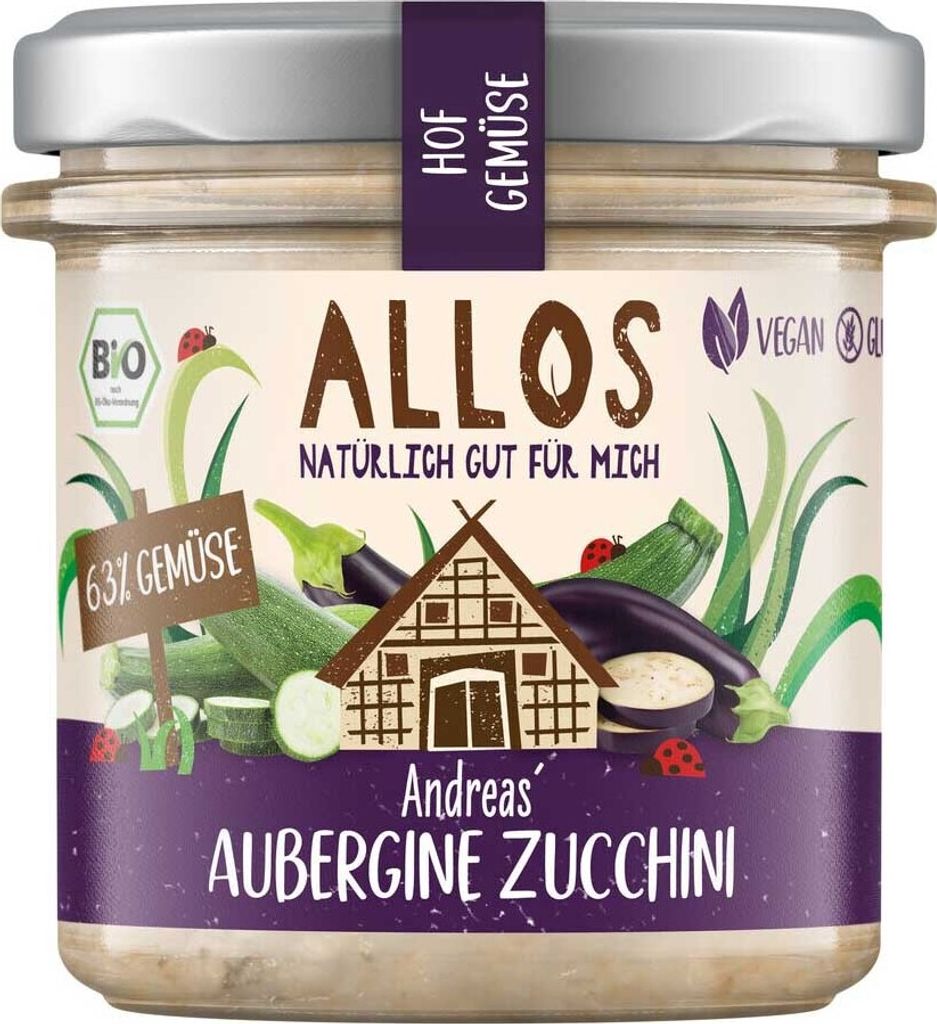 Hofgemüse - Andreas Aubergine Courgette 135g Image du produit 