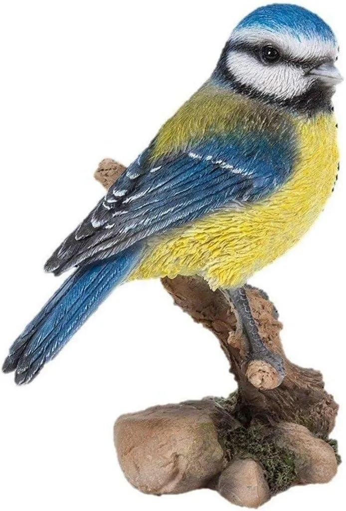Ornement Oiseau pour Balcon et Terrasse : Mésange Charbonnière Vivid
