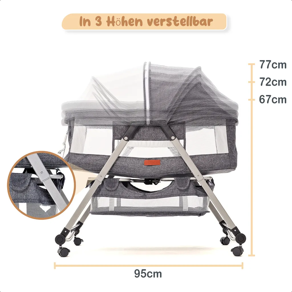 Solution Sommeil Bébé Twinky : Berceau Cododo Idéal pour l'Allaitement
