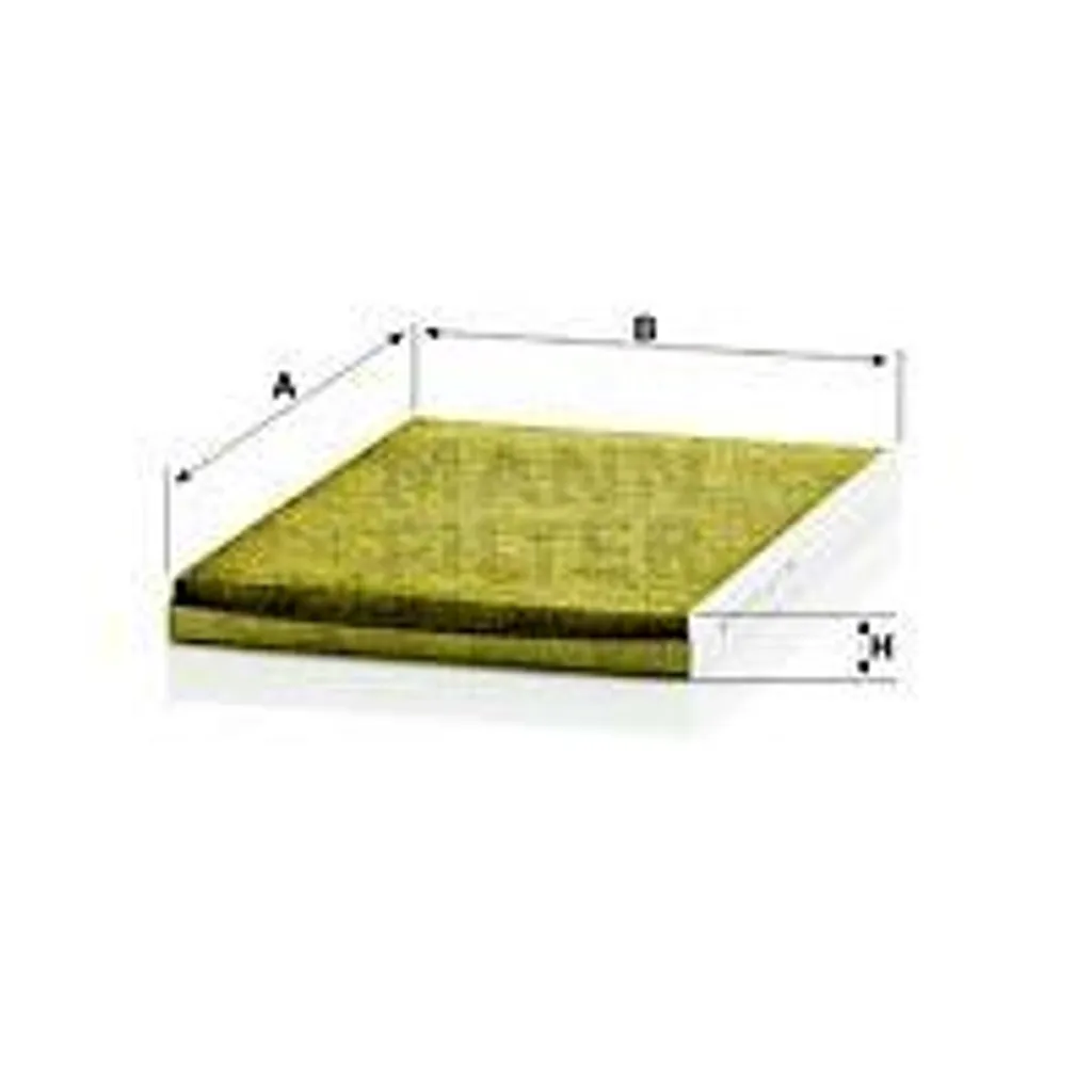 MANN-FILTER FP 2882 Filtre à air d'habitacle OE 1H0091800 pour Polo 6N