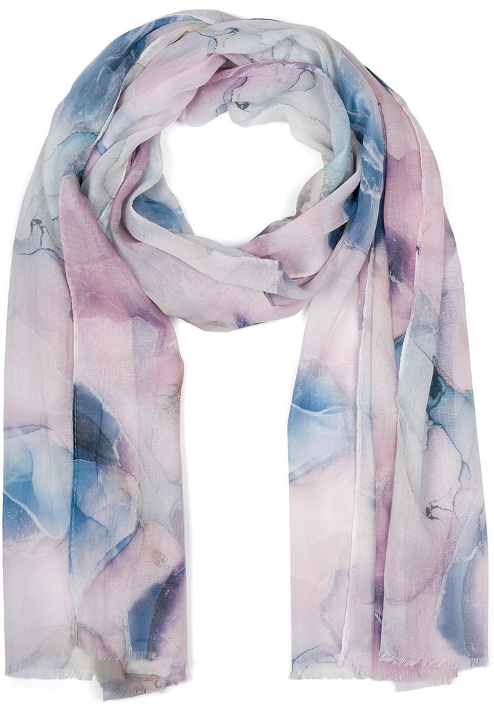 styleBREAKER Damen Schal mit Marmor Muster | leichtes Produktbild 
