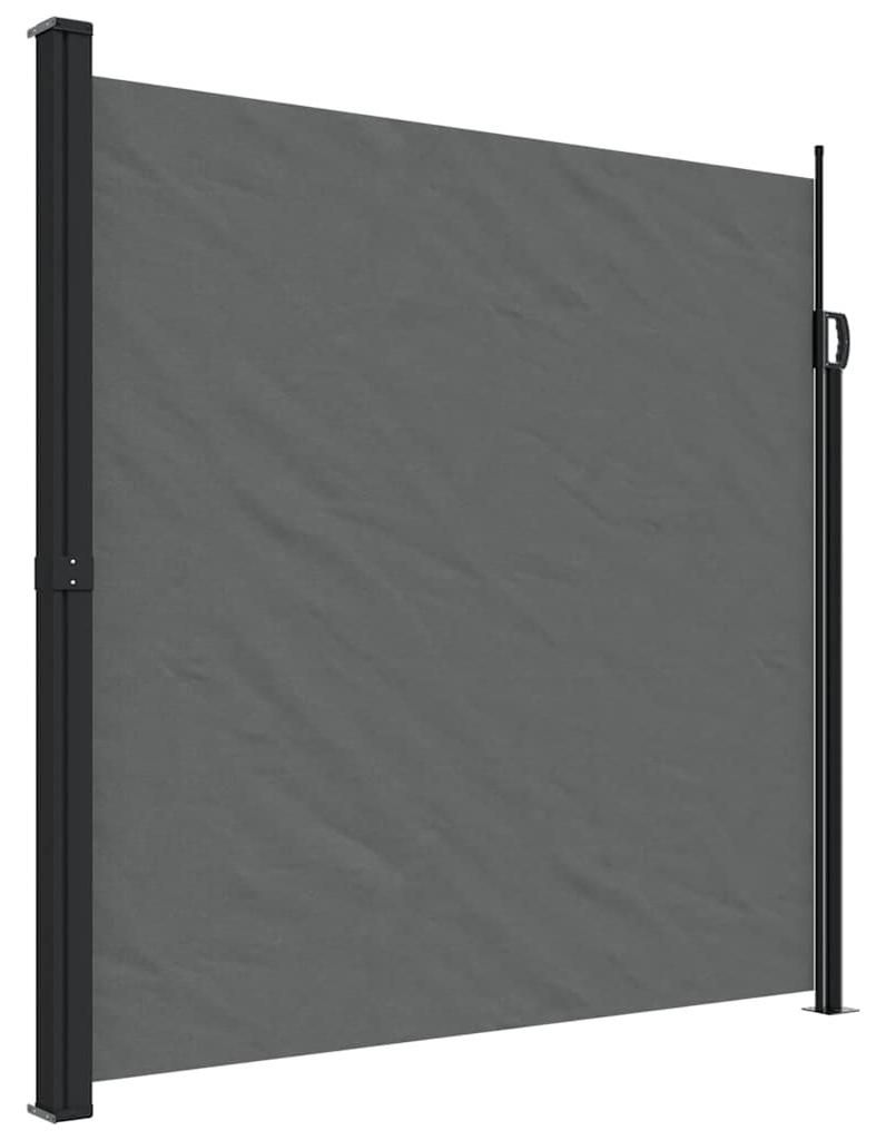 vidaXL Seitenmarkise Ausziehbar Anthrazit 200x600 cm Produktbild 