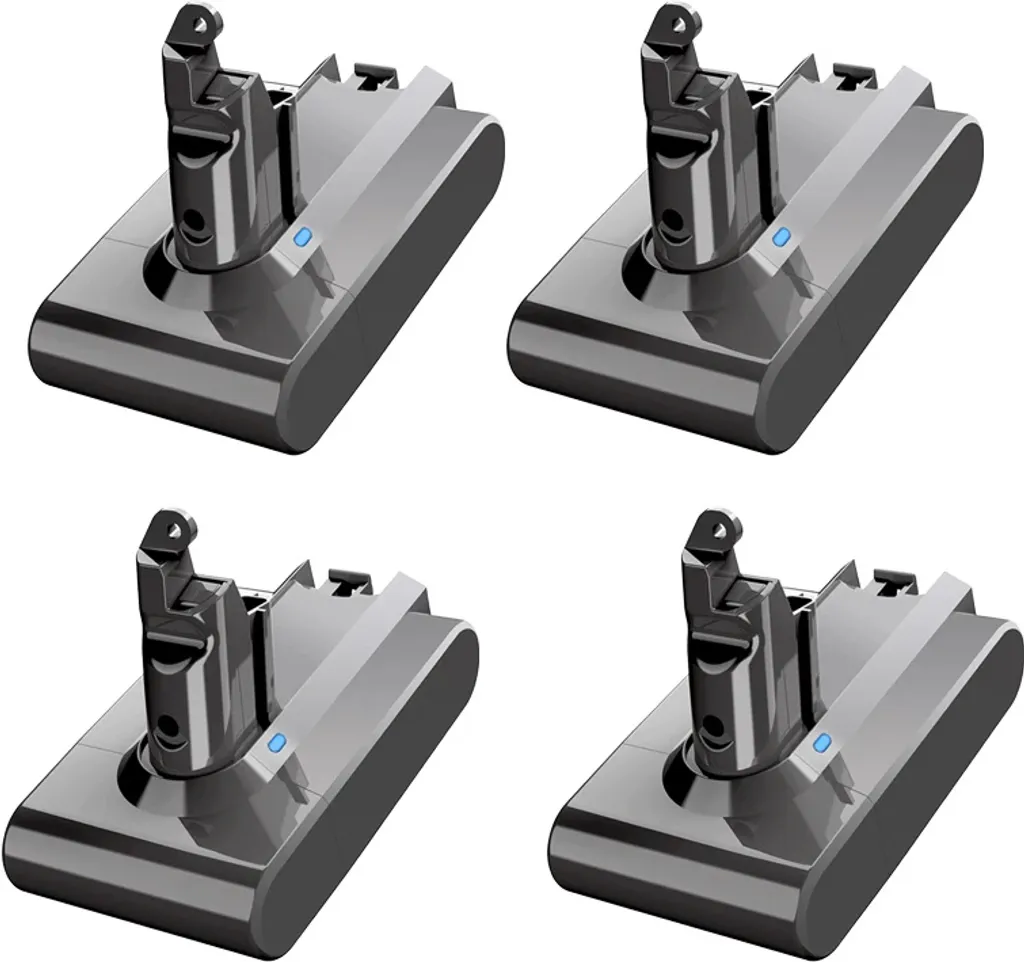 Batterie pour Travaux Intensifs 6.0Ah Li-Ion - Lot de 4 Haute Capacité