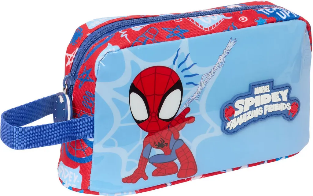 Scatola termica per snack Spider-Man Rescue Blu Rosso 21,5 x 12 x 6,5 cm