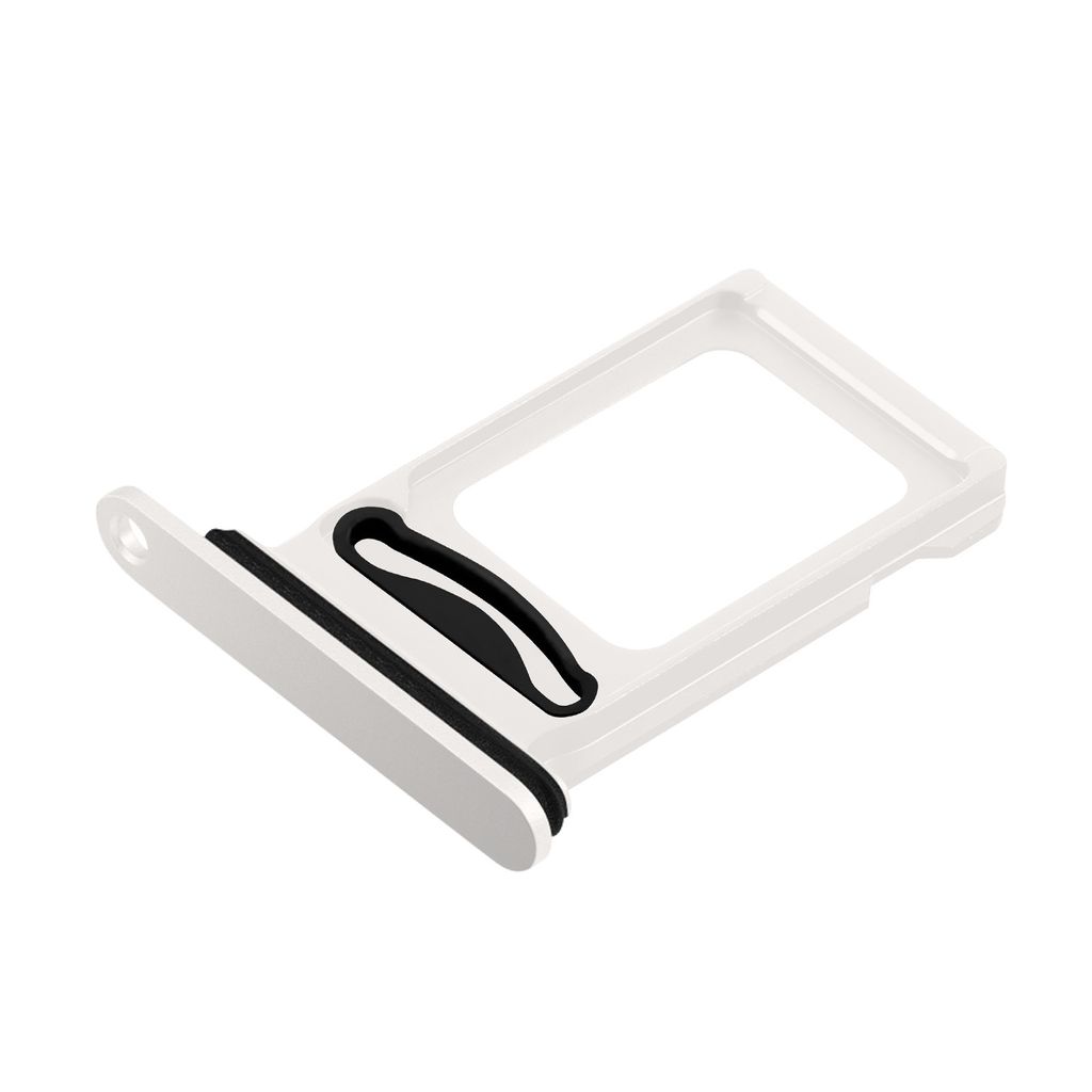 Clappio, SIM-Kartenhalter für iPhone 14 / 14 Plus Nano-SIM Steckplatz, Weiß