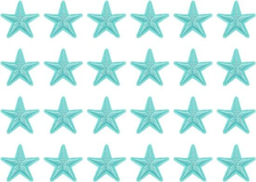 Réparer un trou sur vêtement avec ce coton thermocollant bleu ciel 3,8cm