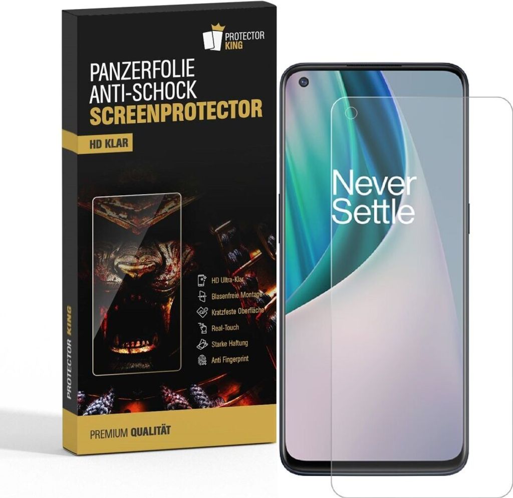 4x Panzerfolie für OnePlus Nord N10 ANTI-SCHOCK Displayschutz Schutzfolie KLAR