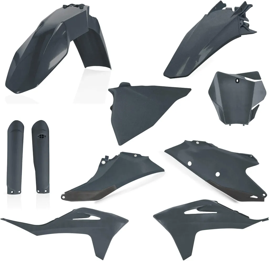 Rénover vos plastiques Gas Gas avec le kit Acerbis 10 pièces gris métal