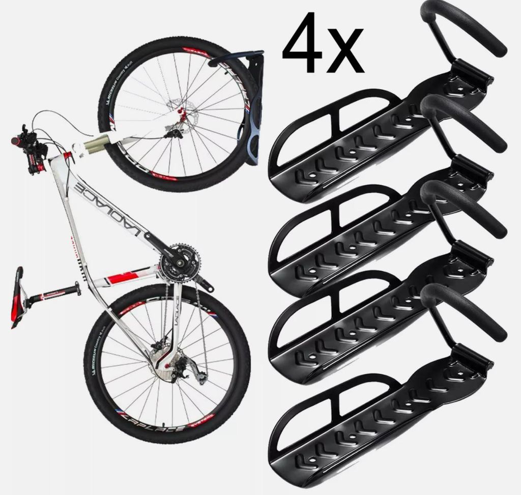 4x Fahrradständer Fahrradhaken Haken Wandhalter Halter Produktbild 