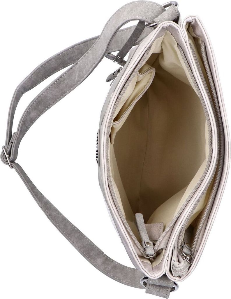 Rieker Umhängetasche Damen Schultertasche H1346, Farbe:Grau