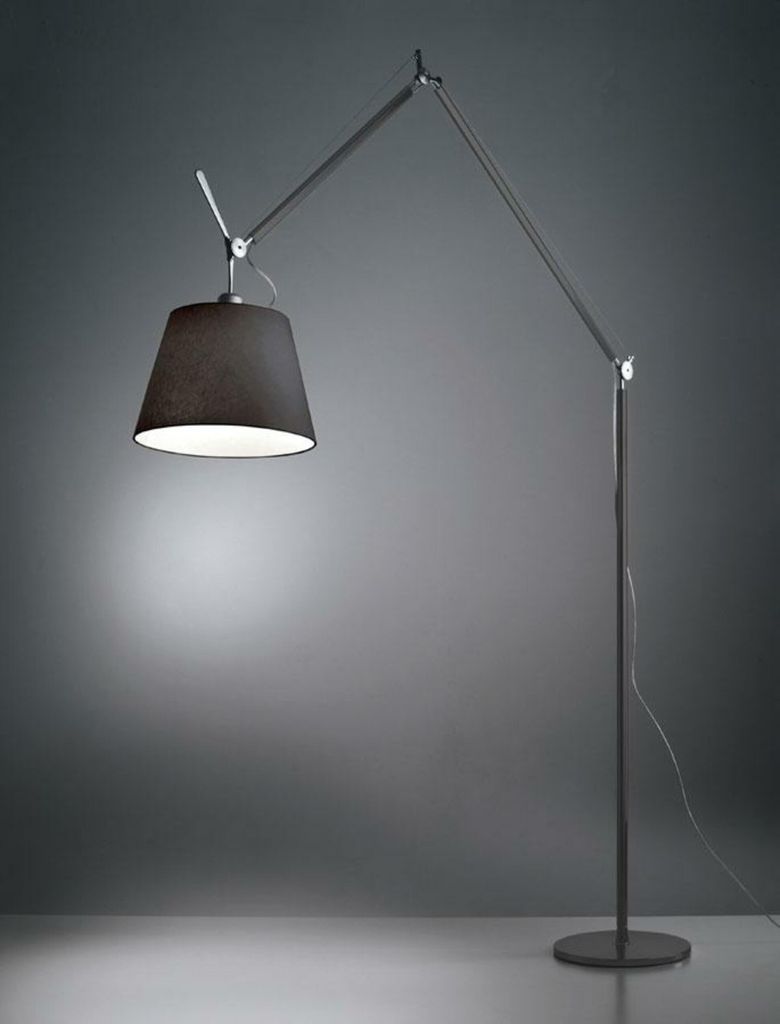 Artemide TOLOMEO MEGA LED-Leuchte, schwarz, dimmbar am Kabel, ohne Schirm und Sockel 0762030A