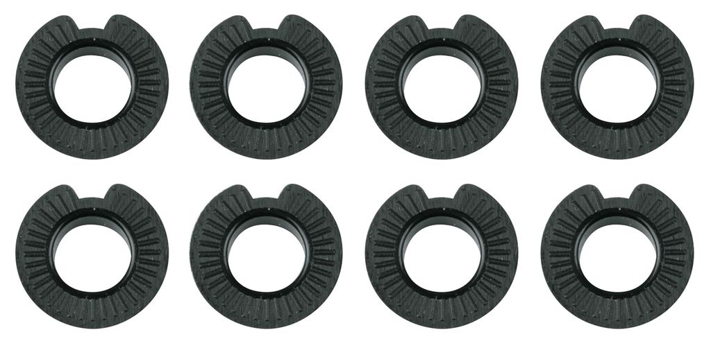 SKS Kunststoff Unterlegscheiben Set 13x5 mm für M5 & M6 Schrauben 8 Stück, ...