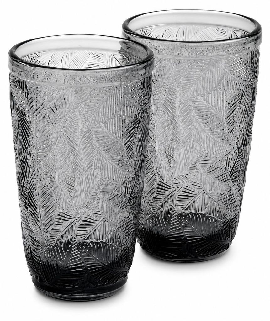 Trinkglas Ray 2er-SET Grau - 380ml Produktbild  KI-generiertes Bild