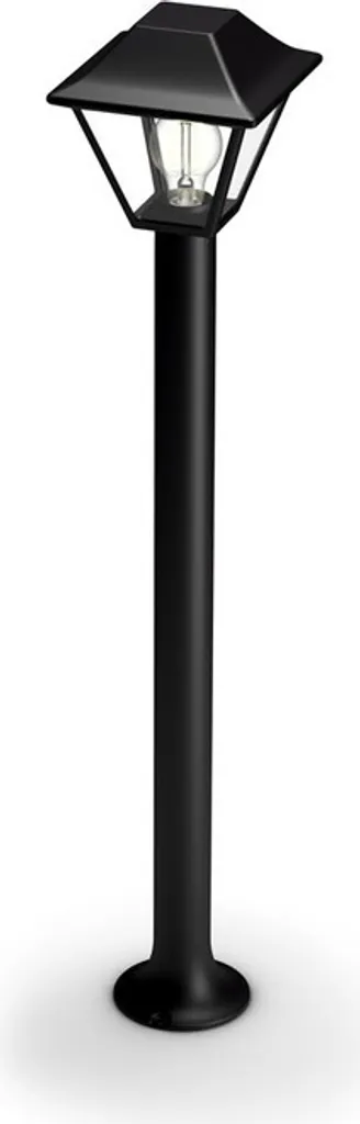 Lanterne Extérieure Philips Alpenglow Noir Design Rétro pour Allée