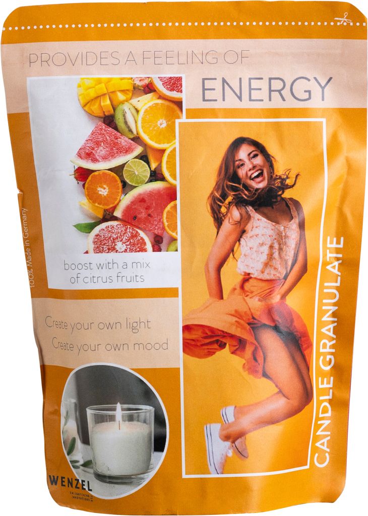 Kerzen-Sandgranulat mit Duft, Set mit 4 Dochten Energy Produktbild 