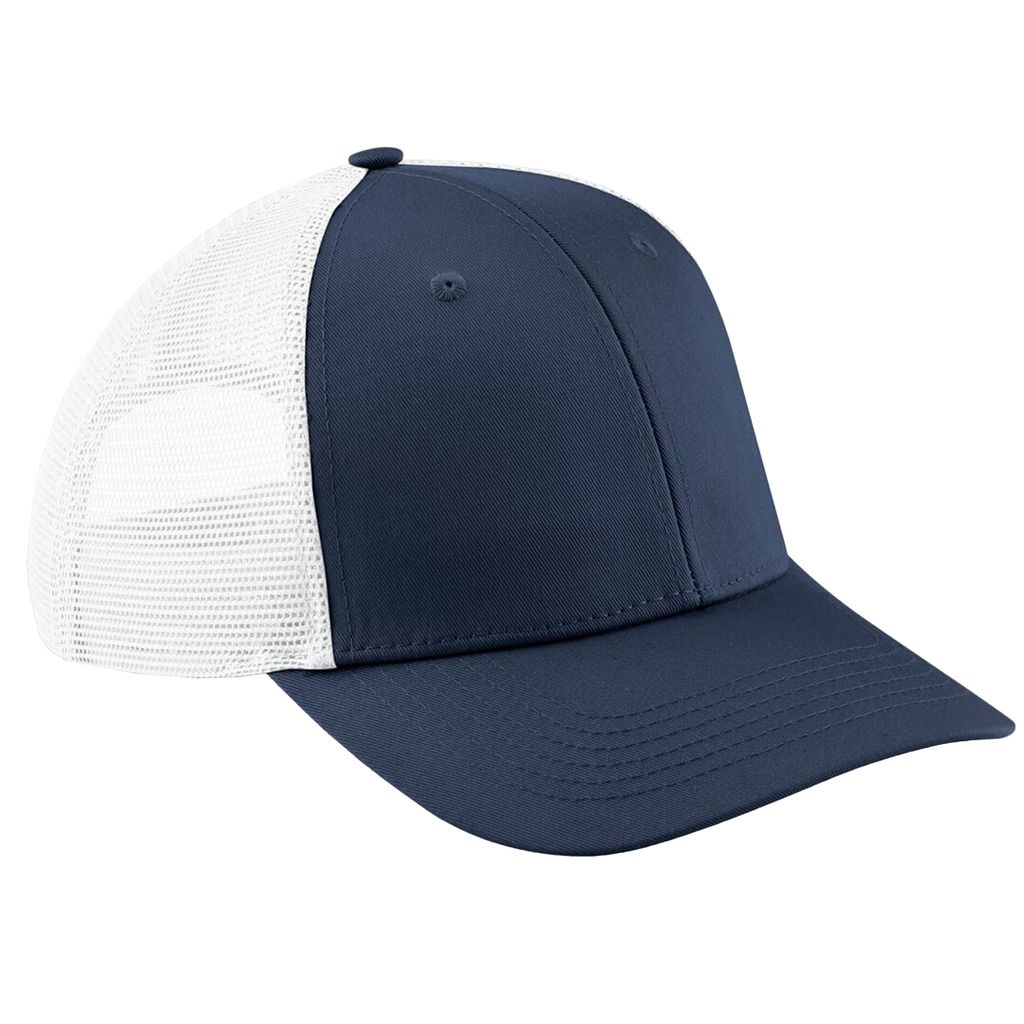 Beechfield - "Urbanwear" Trucker Cap BC5061 (Einheitsgröße) (Marineblau/Weiß)