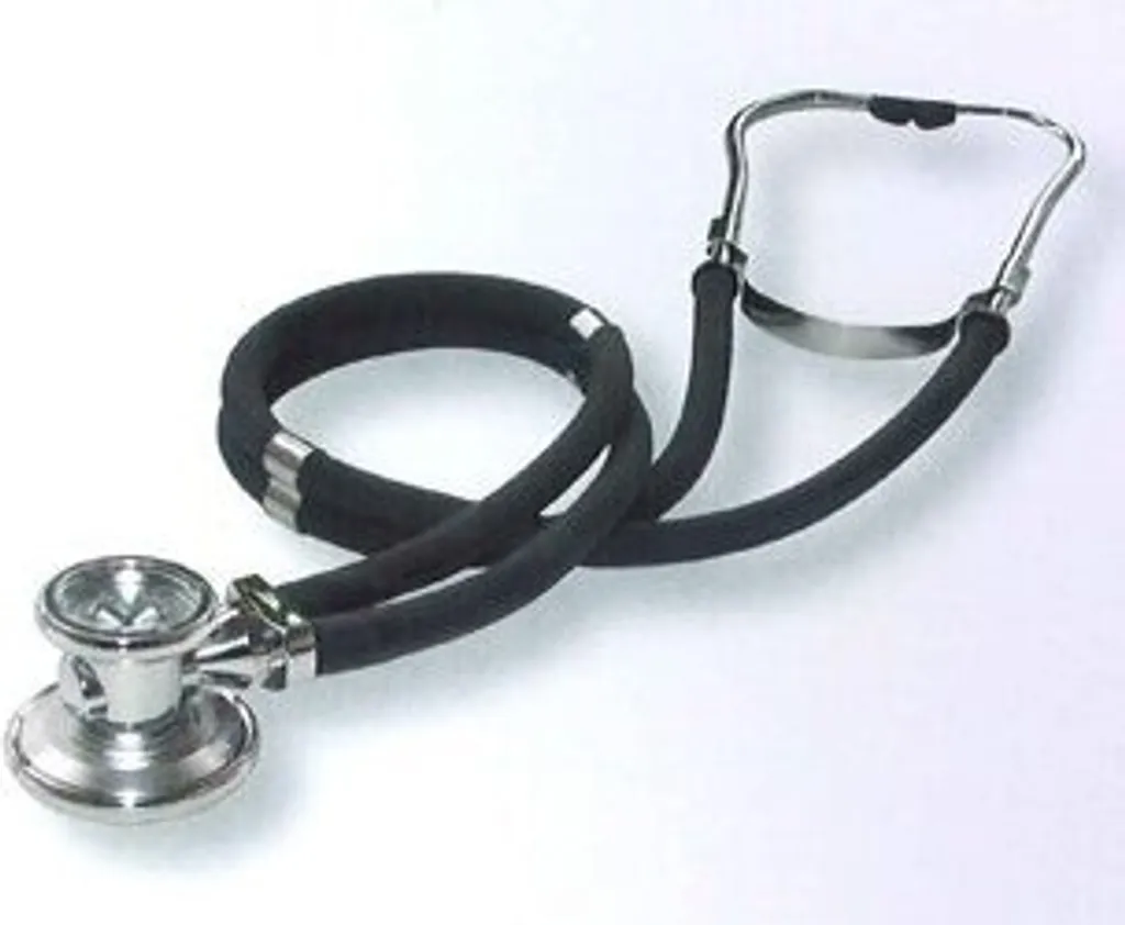 Fonendoscopio Rapport LUX Duo Nero | Stetoscopio Professionale Doppia Testa