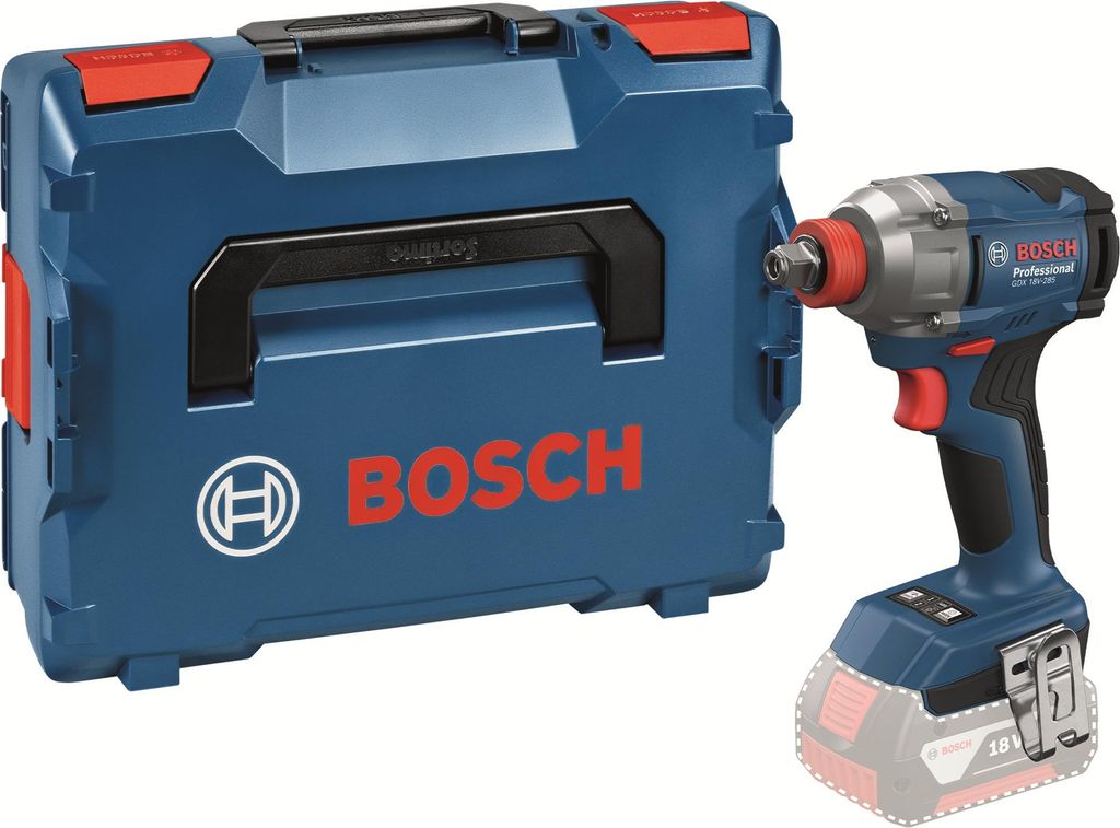 Bosch GDX 18V-285, Pištoľová vŕtačka, Kľúč, Čierna, Modrá, Obrázok produktu 