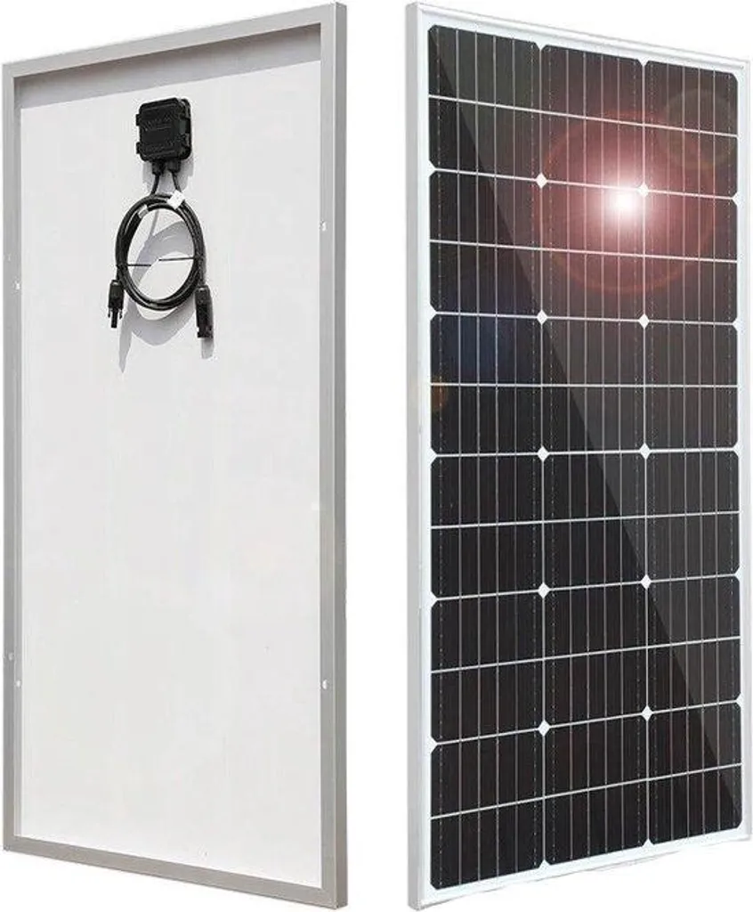 Panneau Solaire Monocristallin Étanche 2x150W - Haute Résistance Noire