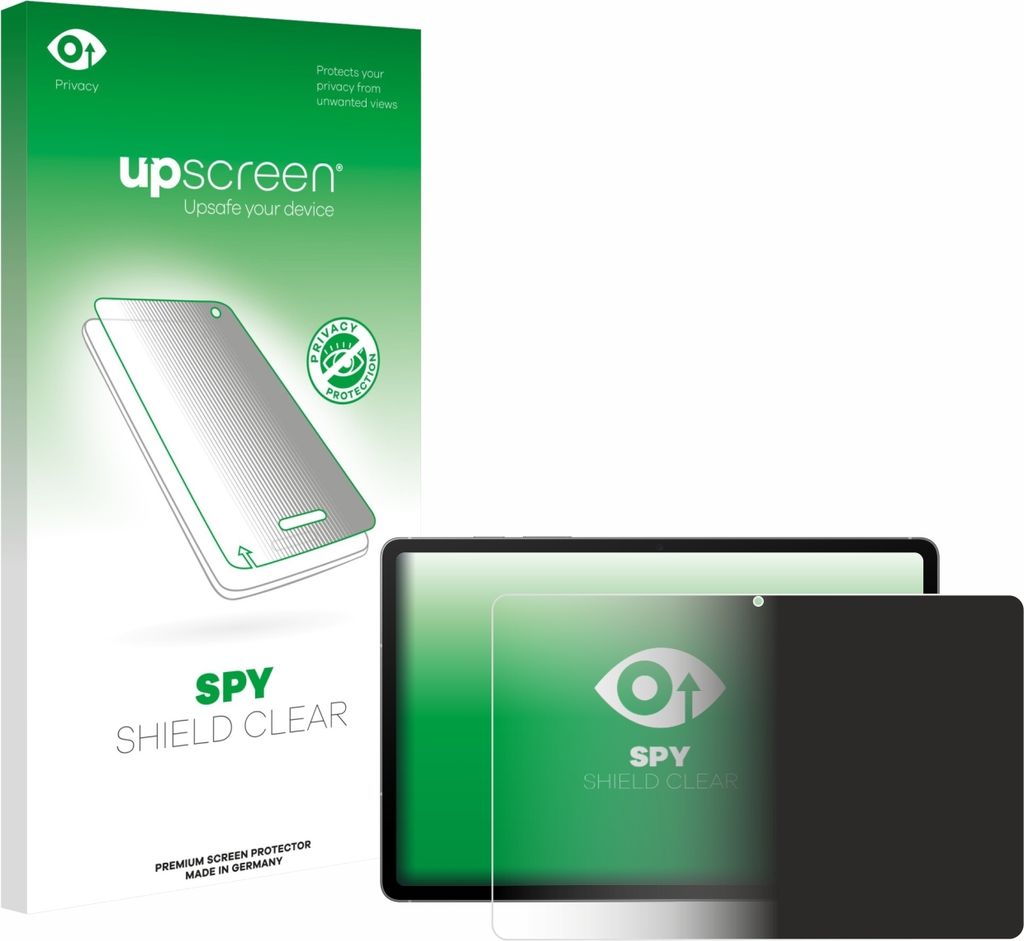 Für Samsung Galaxy Tab S10 FE WiFi Sichtschutzfolie Schutzfolie upscreen Anti-Spy Privacy Sichtschutz Blickschutz Display Schutz Folie Blaulichtfi...