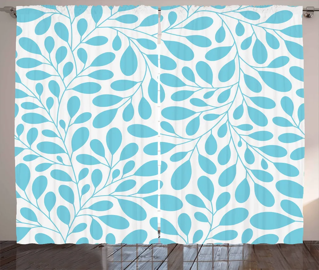 Tenda Rustica ABAKUHAUS Acquamarina: Eleganza Fogliame 280x175 cm