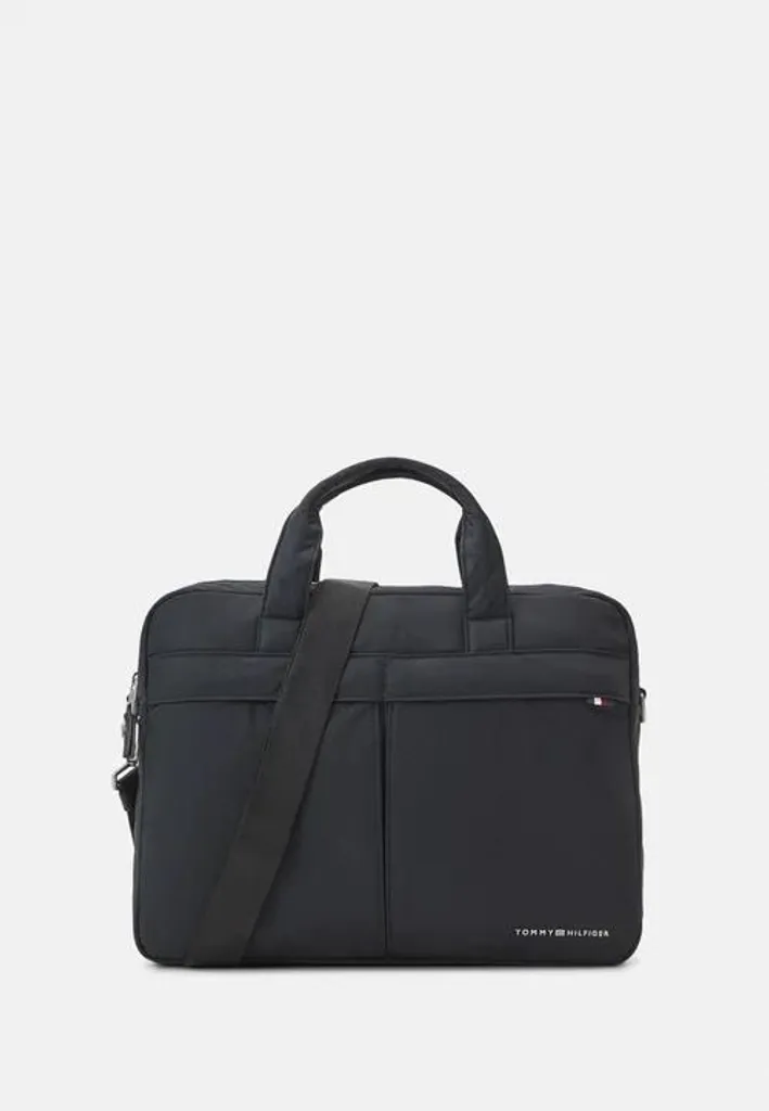 Mallette de travail Tommy Hilfiger noire, sacoche homme format business