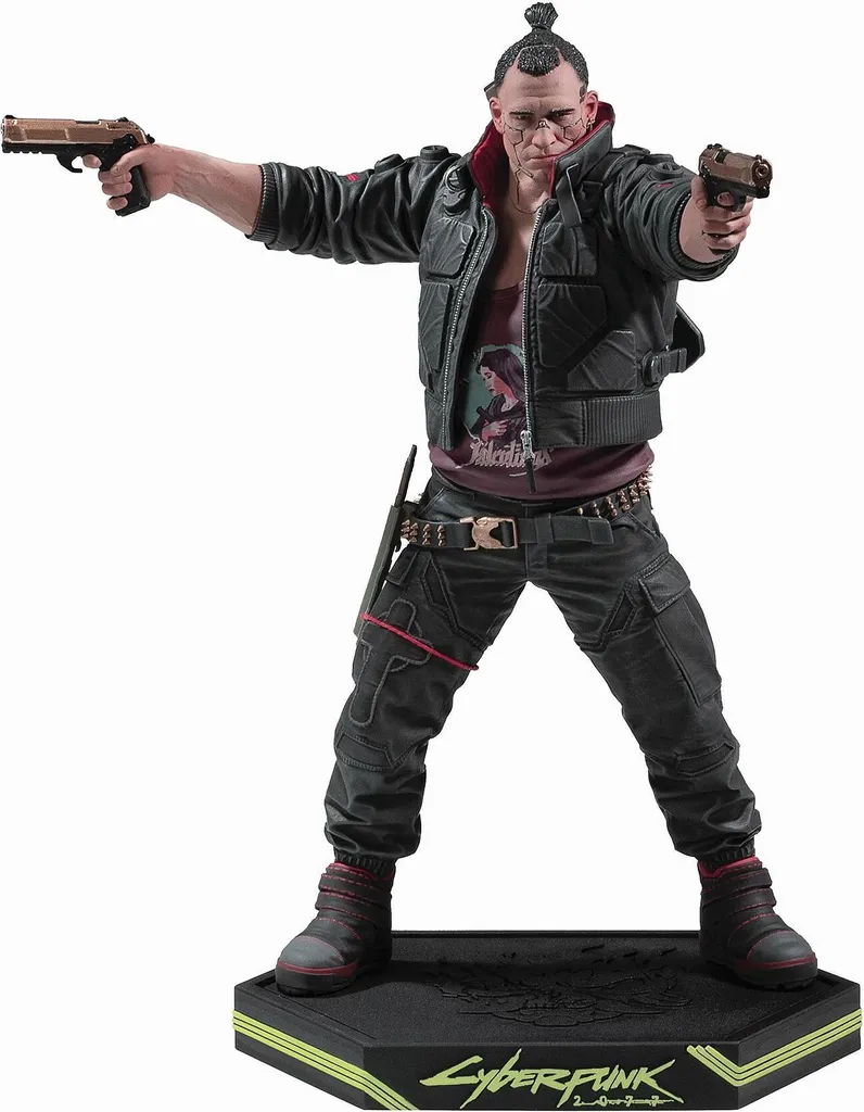 Figurine Jackie Welles Cyberpunk 2077 haute précision 25 cm en PVC