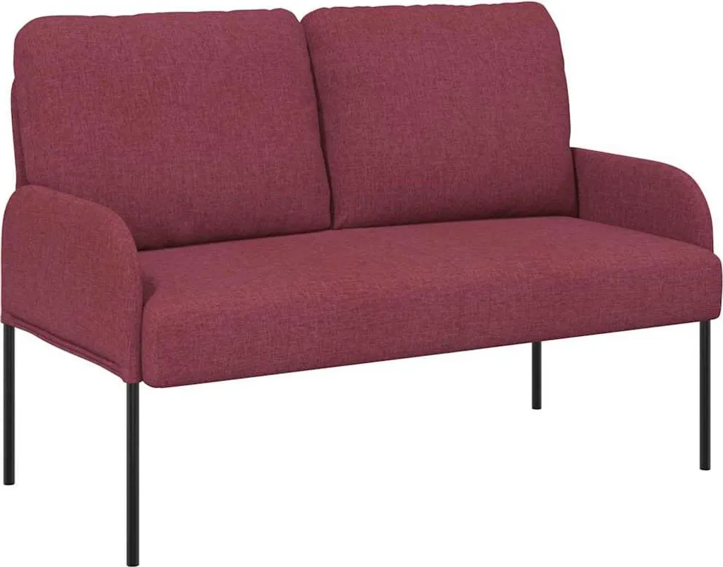 Divano Compatto 110 cm vidaXL Rosso Vino | Design Moderno e Comfort