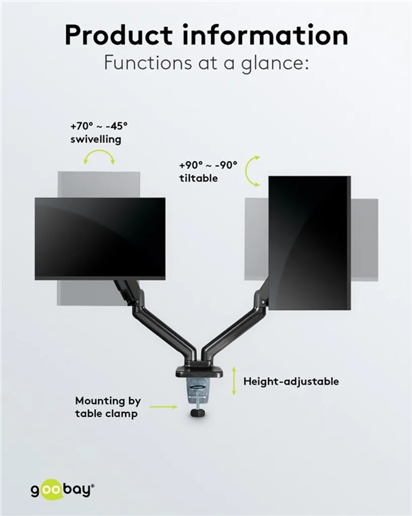 Support Double Écran pour Libérer de l'Espace et Corriger votre Posture PC - 6