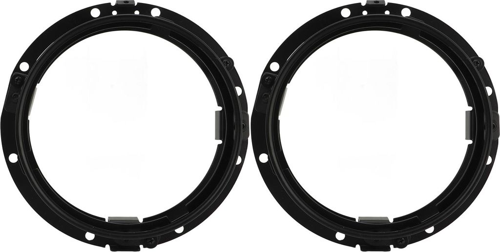 2 PCs 7in Round -Scheinwerferring -Scheinwerfer Montage -Halterung Halterung Lünette für Wrangler JK 2007 bis 2018