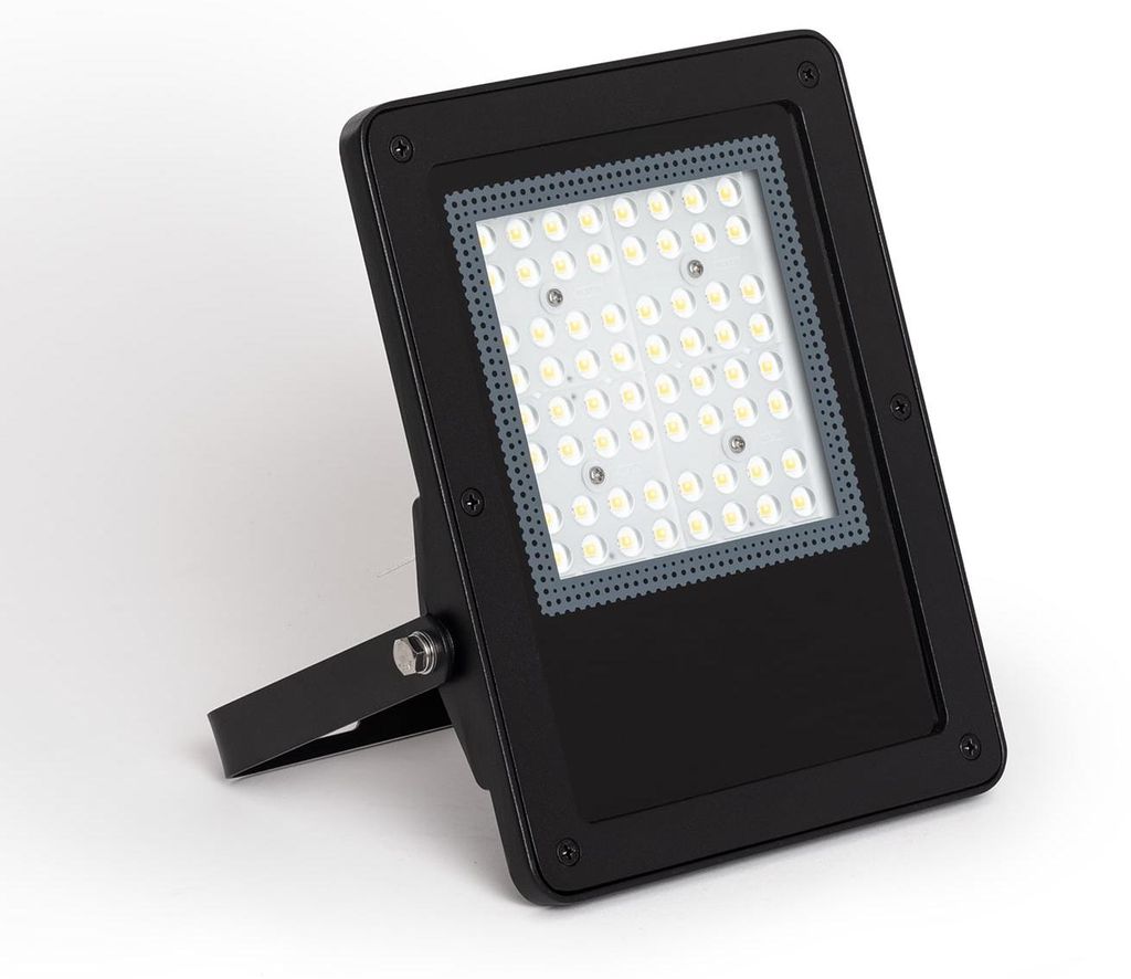 LED- Fluter 50W Dimmbar TRIAC 170 lm/W IP65 ELEGANCE Slim Produktbild 
