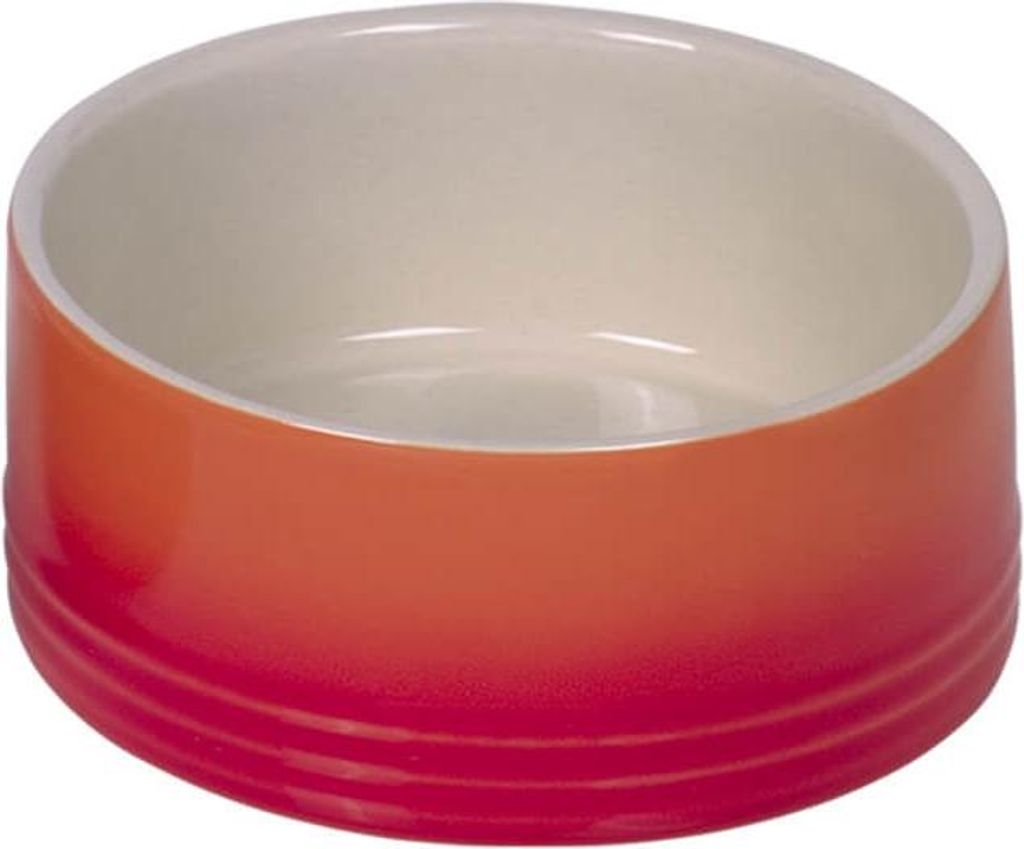 Nobby Keramik Napf Gradient orange, Maße: 15 x 6 cm
