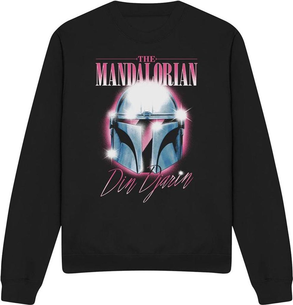 Star Wars: The Mandalorian - "Din Djarin 80 S" Sweatshirt für Herren/Damen Uni TV30590 (M) (Schwarz)