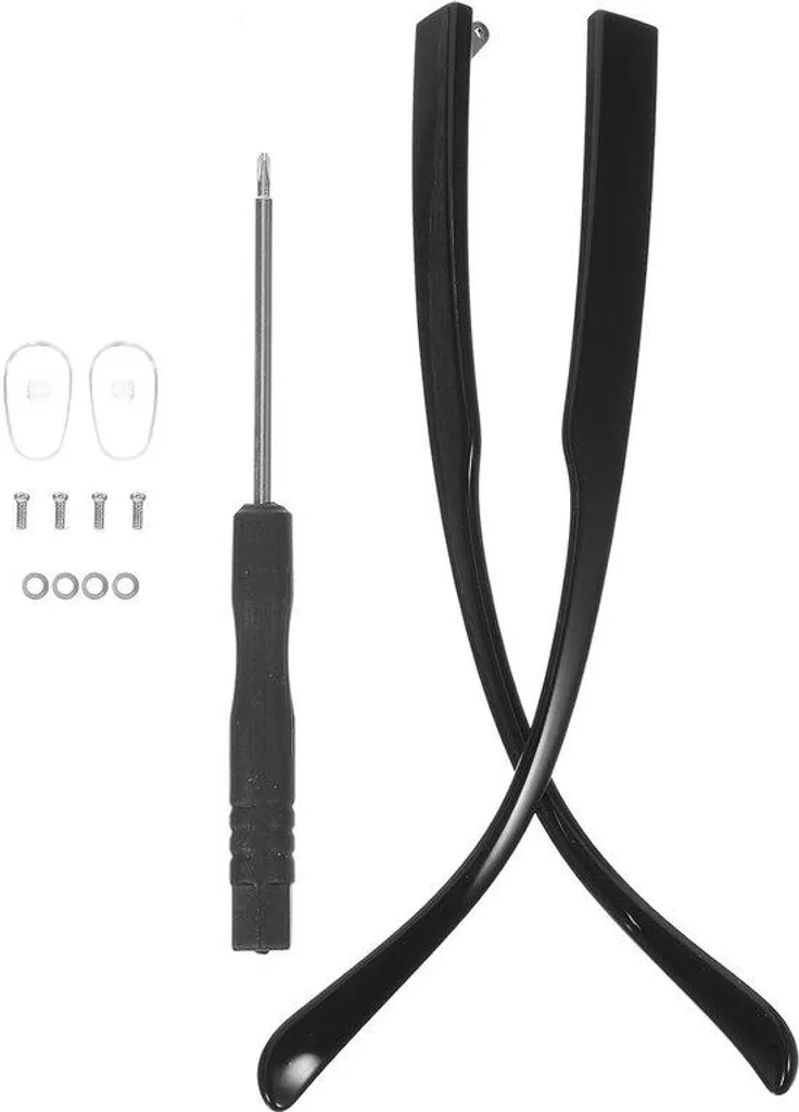 Kit de réparation pour lunettes complet avec mini tournevis et vis