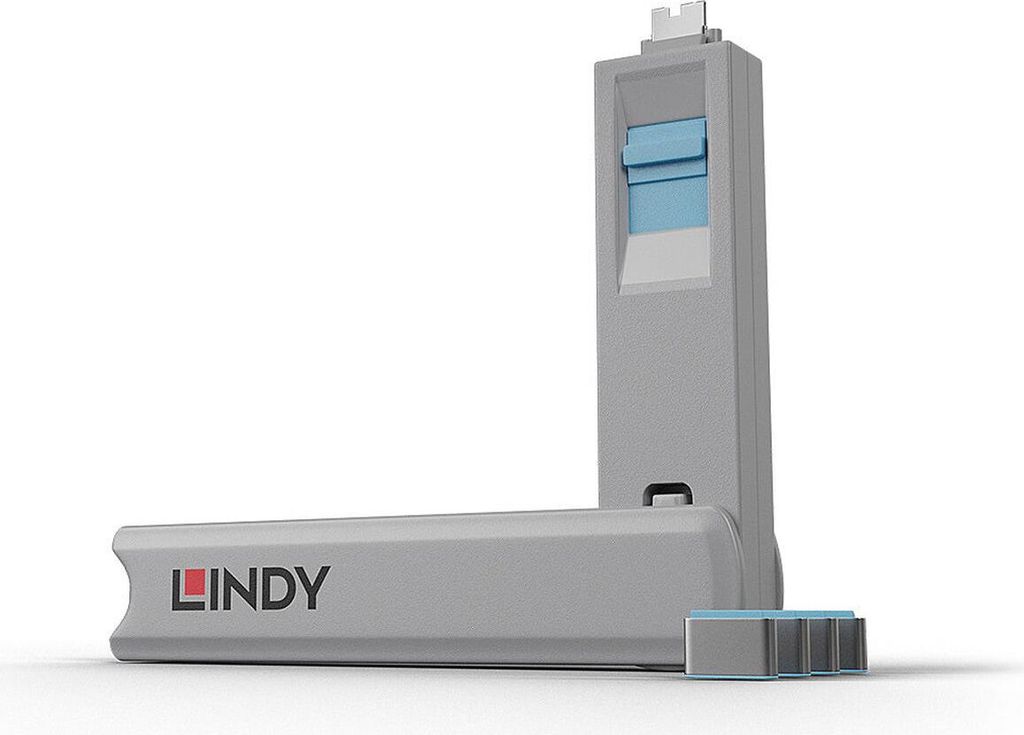 LINDY USB Typ C Port Schloss blau Immagine del prodotto 