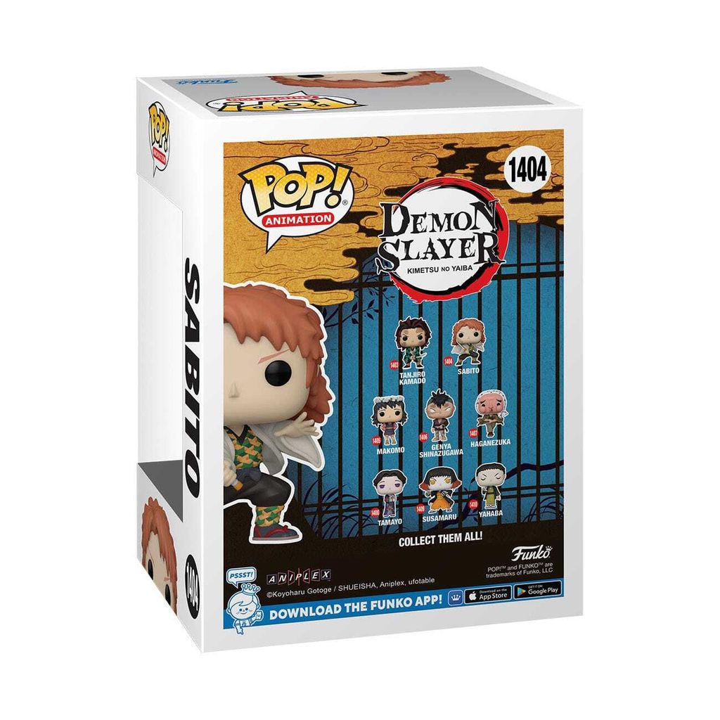 Funko Pop! Figur Demon Slayer Sabito ohne Maske 10cm Immagine del prodotto 