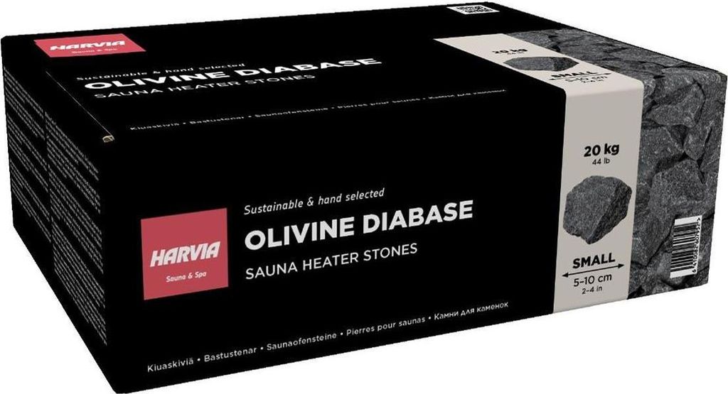 Pietre per sauna Harvia Olivindiabas | quadrate 20 kg | Immagine del prodotto 