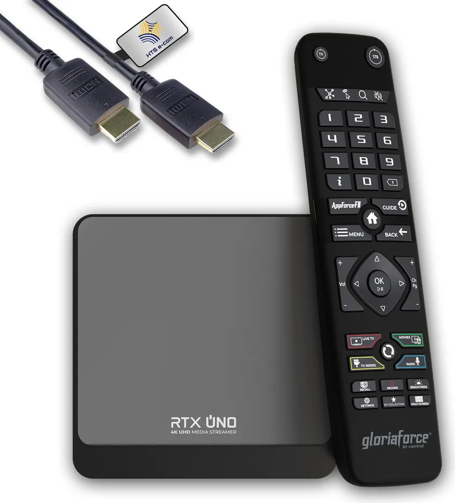 Box TV 4K GloriaForce RTX Uno pour Streaming Fluide Android 11 et Bluetooth - 14