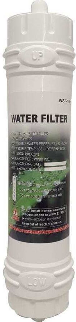 3x WSF-100 Magic Kühlschrank Wasserfilter mit Schraubverschluss