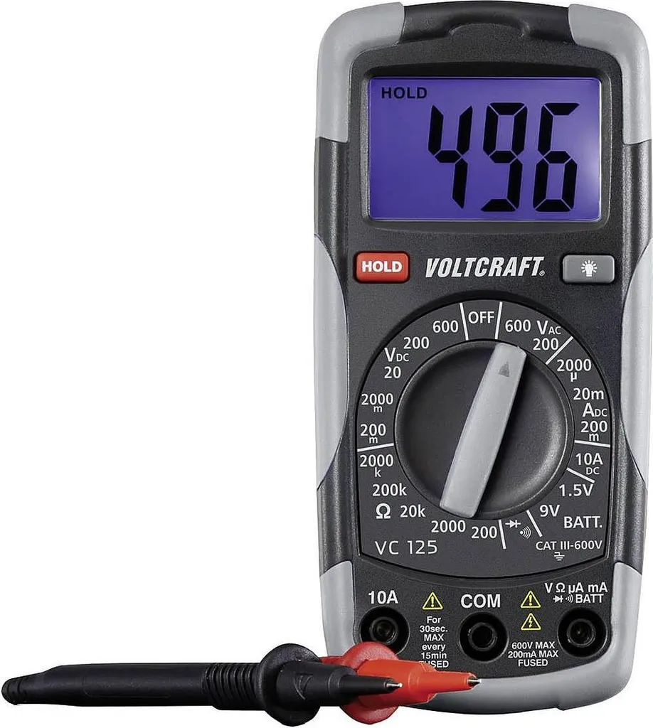 Testeur de Tension Multimètre numérique VOLTCRAFT DT-TEST-KIT 150 - 2