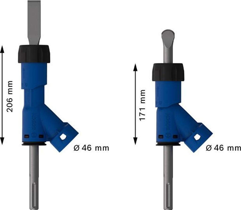 EXPERT SDS Clean max Flachmeißel + Adapter, 25x400 mm
