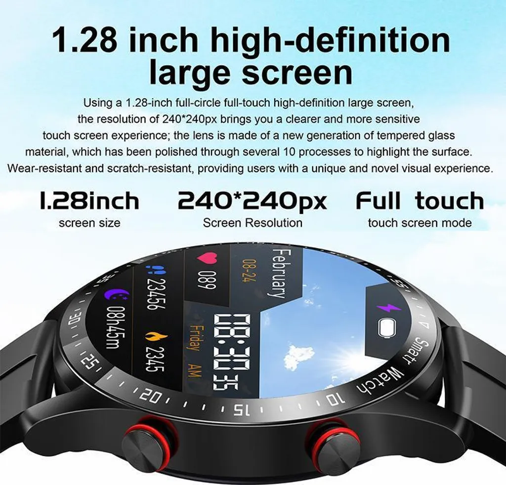 Orologio Sportivo Smartwatch Impermeabile - Fitness Tracker Uomo Donna - 2