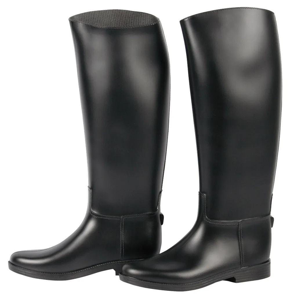Bottes d'équitation pour débutant Harrys Horse taille 29, caoutchouc noir